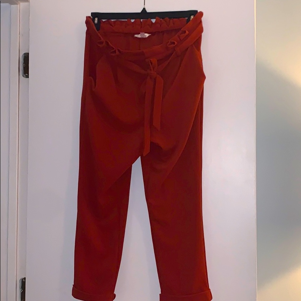 Burnt orange pants